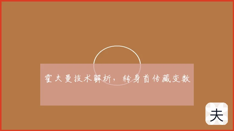 霍夫曼技术解析，转身首传藏变数